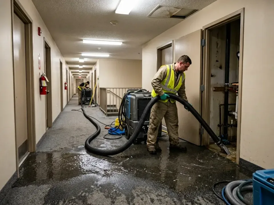 multi-unit-apartment-hallway-f-005 — frequently asked questions, Emergency Burst Pipe Water Extraction & Removal in Neodesha…